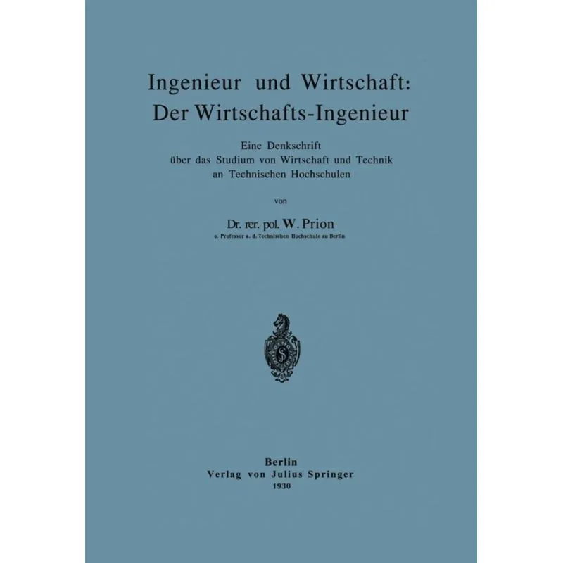 Ingenieur und Wirtschaft