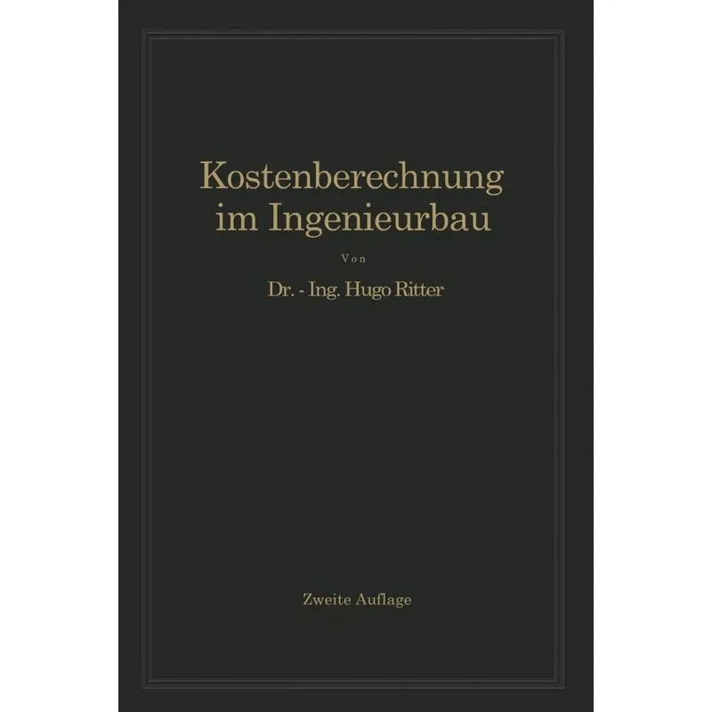 Kostenberechnung im Ingenieurbau