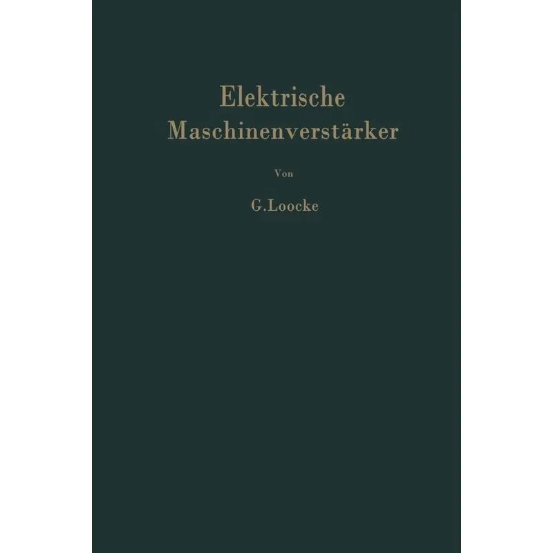 Elektrische Maschinenverstärker