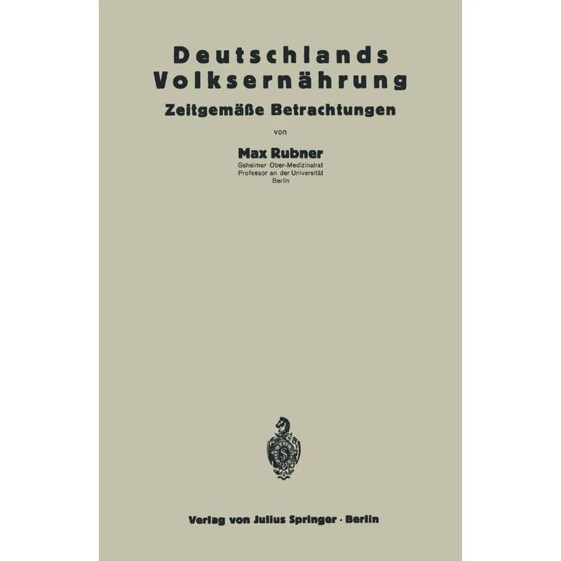 Deutschlands Volksernahrung
