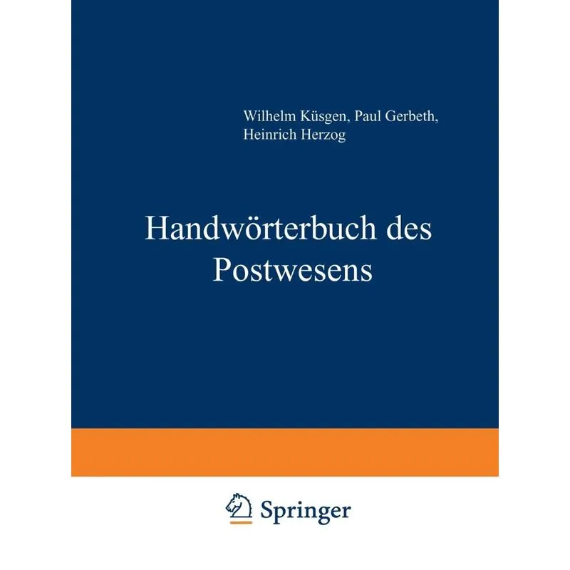 Handwörterbuch des Postwesens