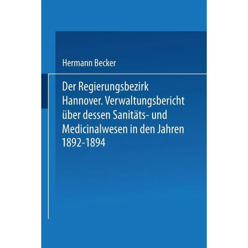 Der Regierungsbezirk Hannover