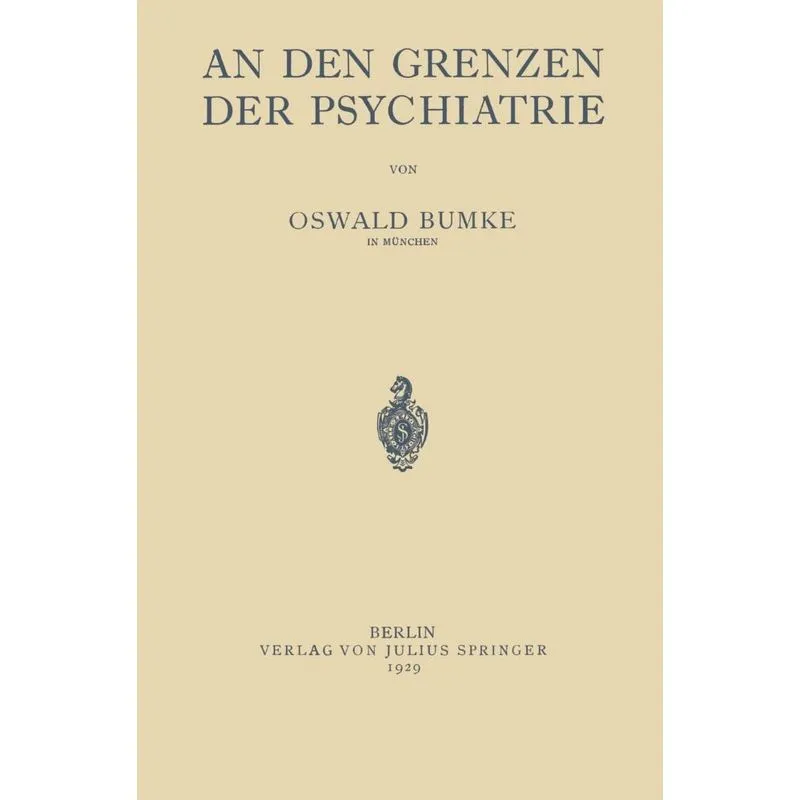 An Den Grenzen Der Psychiatrie