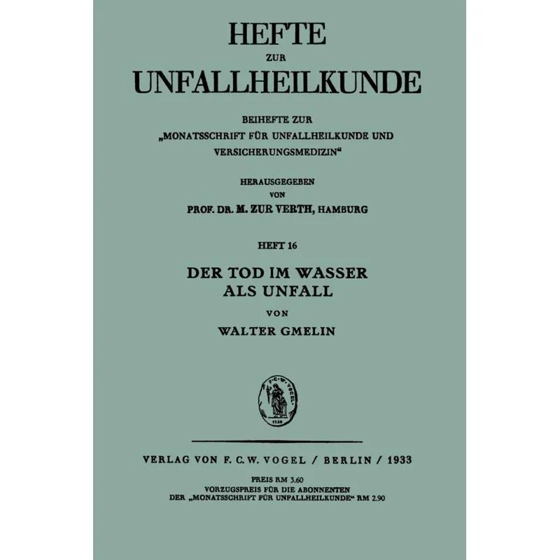 Der Tod Im Wasser ALS Unfall