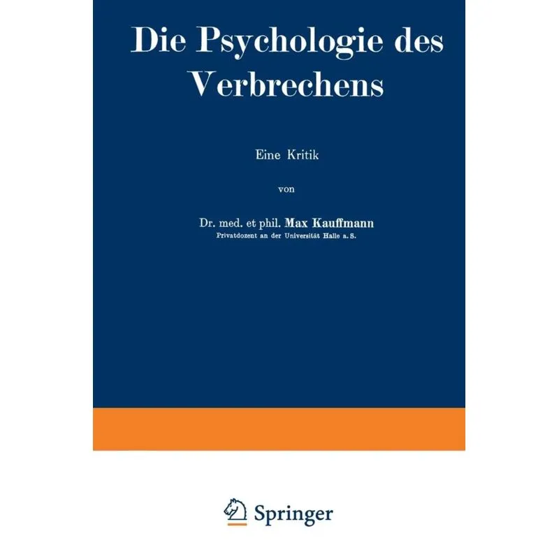 Die Psychologie des Verbrechens