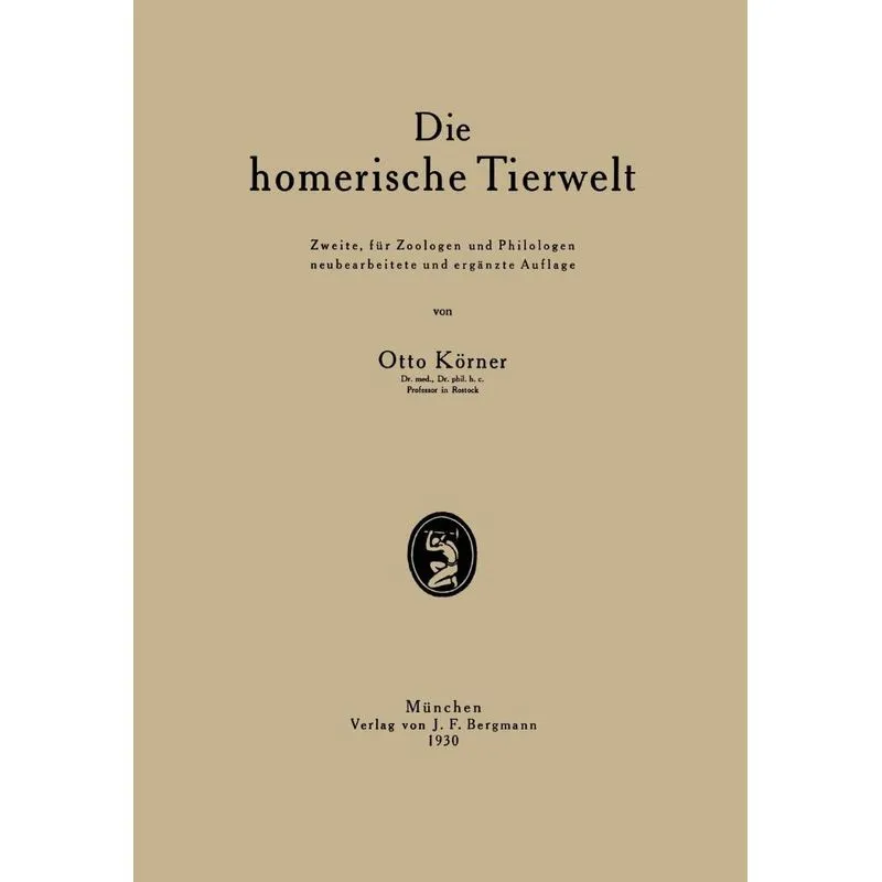 Die homerische Tierwelt
