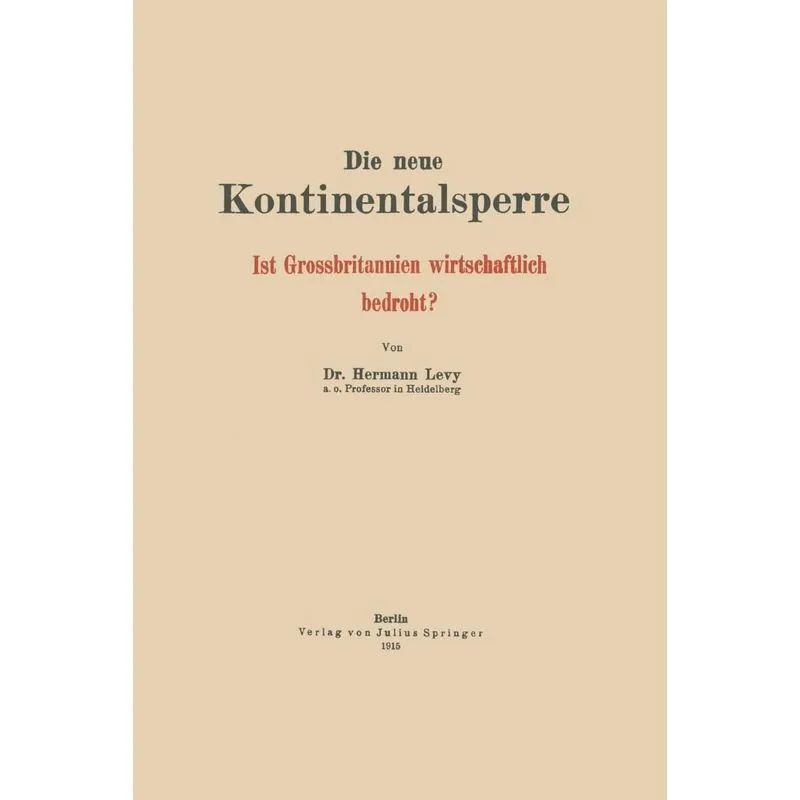 Die Neue Kontinentalsperre