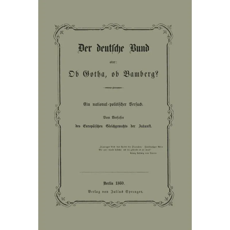 Der Deutsche Bund Oder