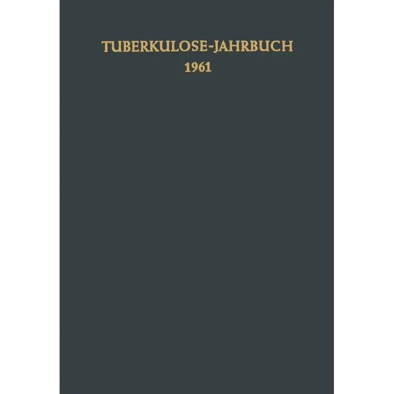 Tuberkulose-Jahrbuch 1961