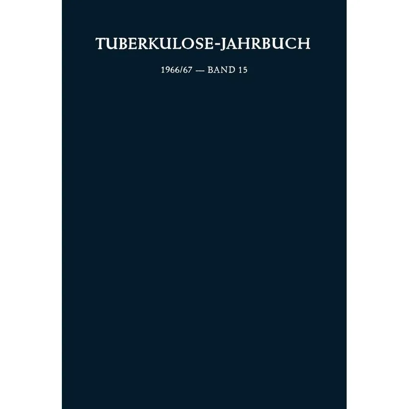 Tuberkulose-Jahrbuch 1966/67