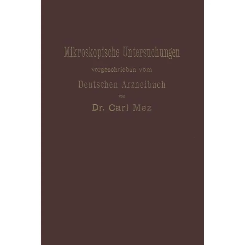 Mikroskopische Untersuchungen