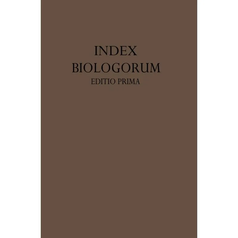 Index Biologorum