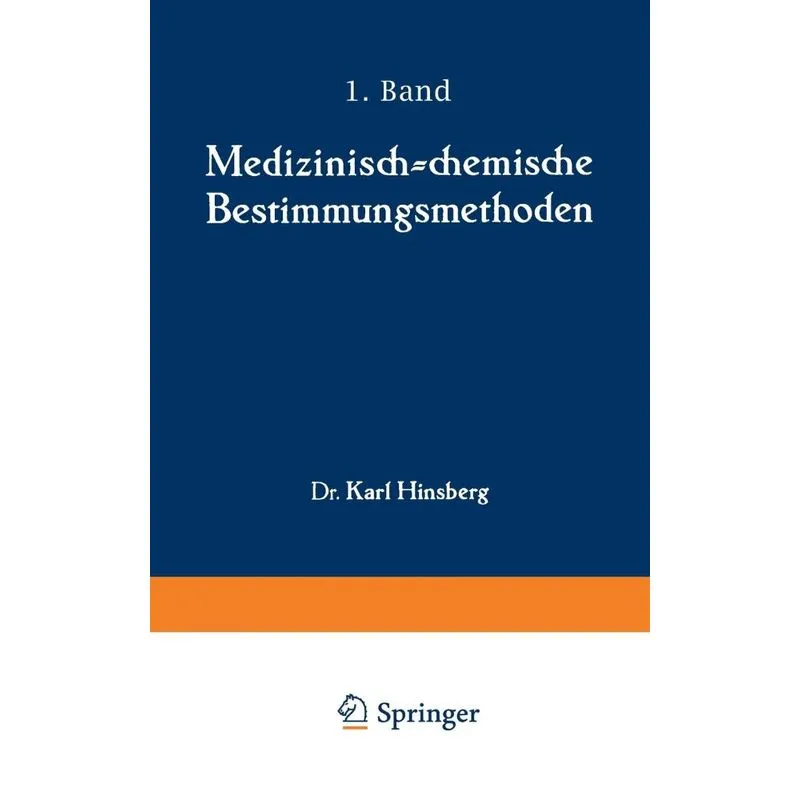 Medizinisch-chemische Bestimmungsmethoden