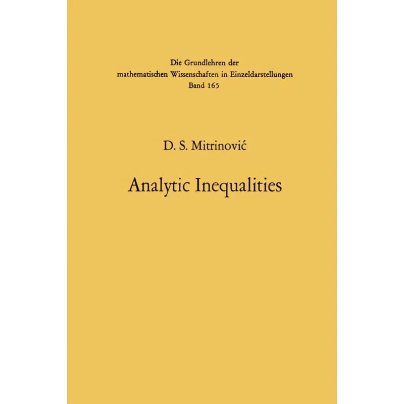 Analytic Inequalities