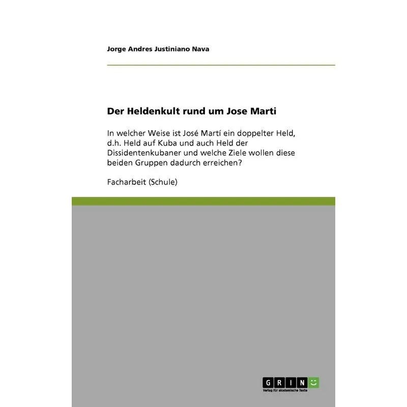 Der Heldenkult Rund Um Jose Marti