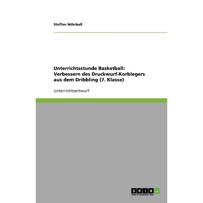 Unterrichtsstunde Basketball