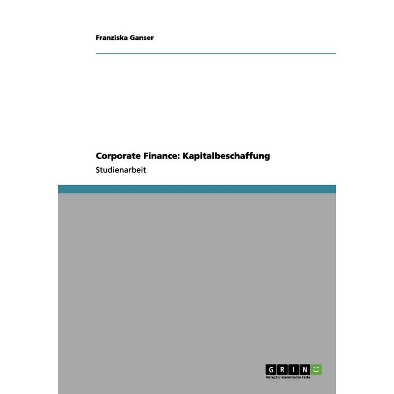 Corporate Finance