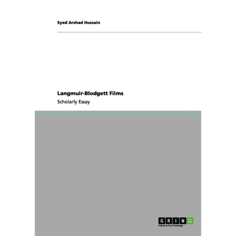 Langmuir-Blodgett Films