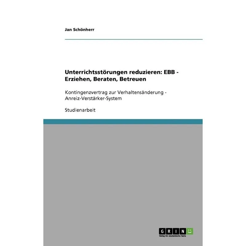Unterrichtsstörungen reduzieren