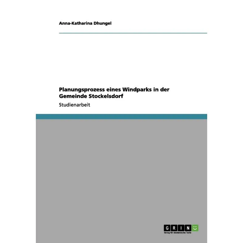 Planungsprozess eines Windparks in der Gemeinde Stockelsdor