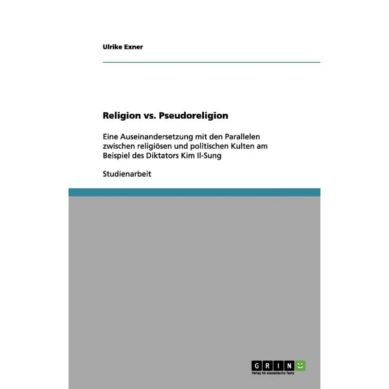 Religion Vs. Pseudoreligion