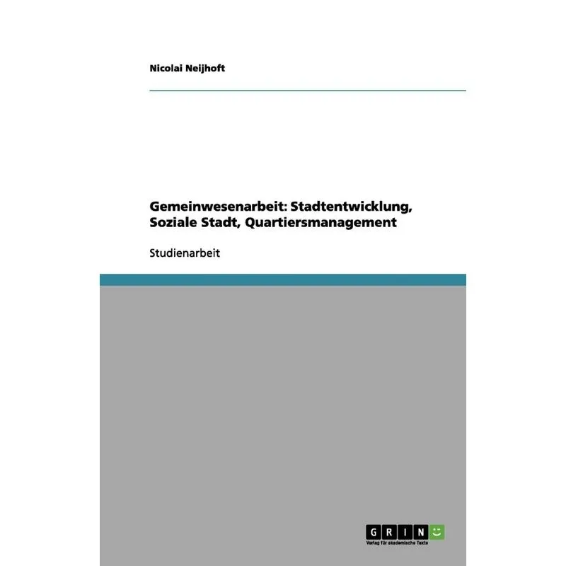 Gemeinwesenarbeit