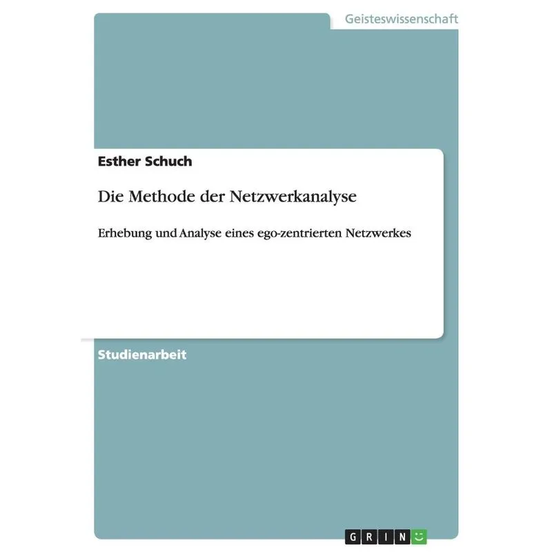 Die Methode Der Netzwerkanalyse