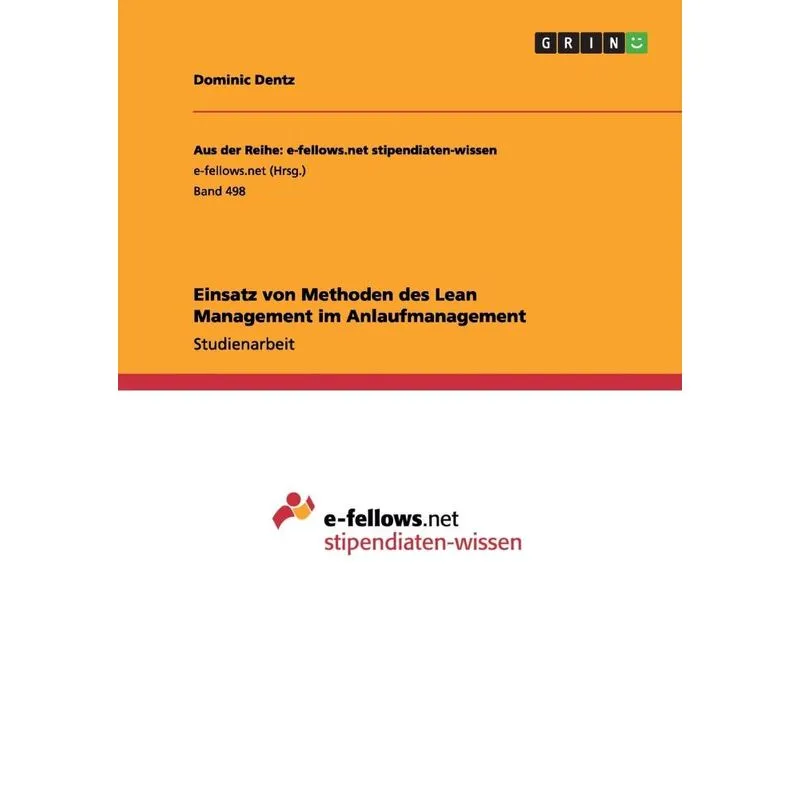 Einsatz von Methoden des Lean Management im Anlaufmanagemen