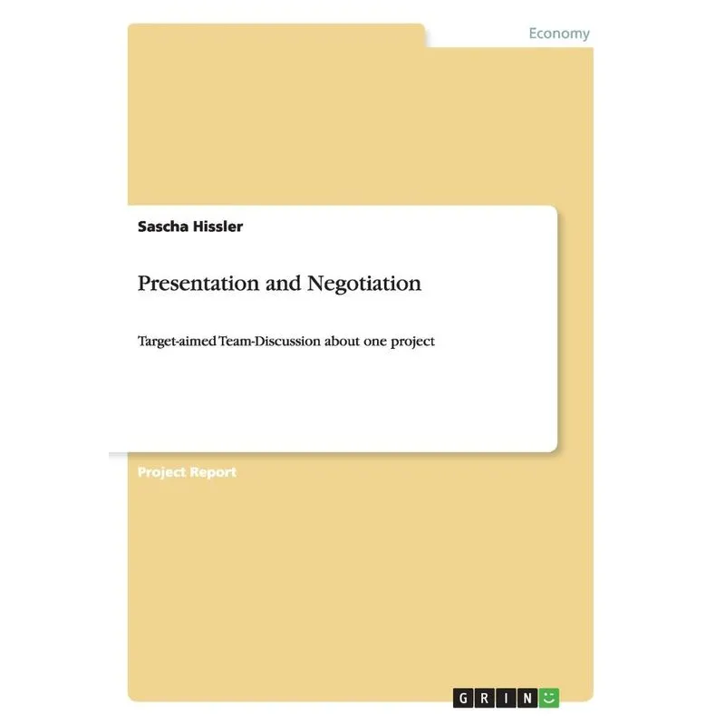 Presentation and Negotiation
