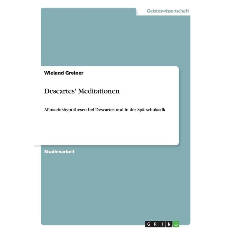 Descartes Meditationen