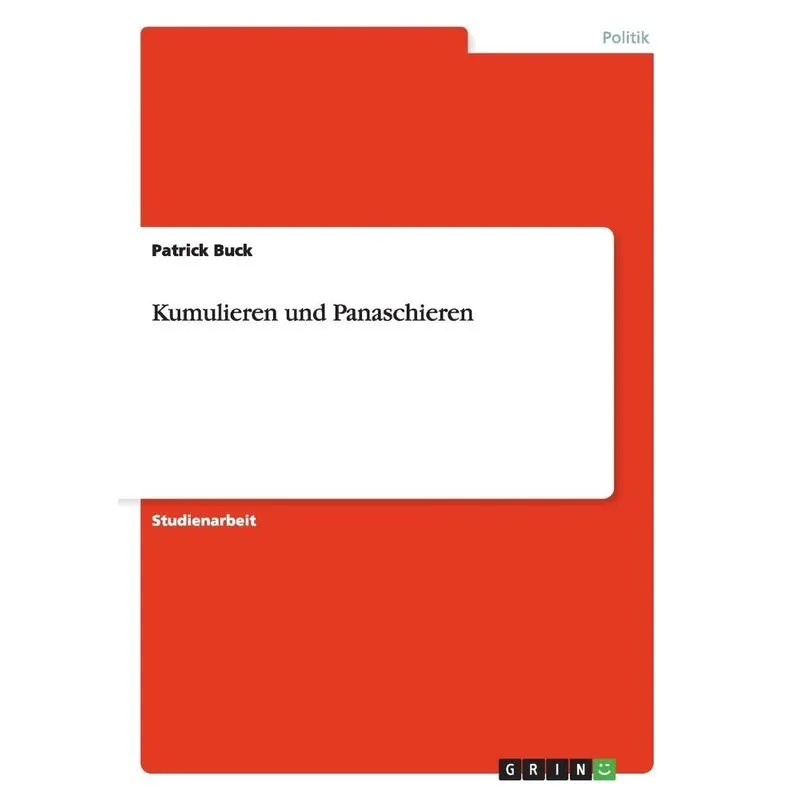 Kumulieren und Panaschieren