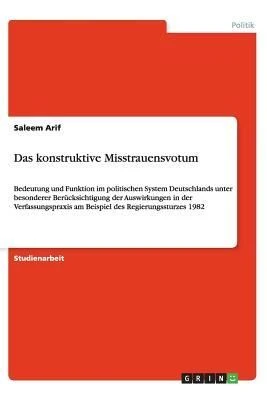 Das konstruktive Misstrauensvotum