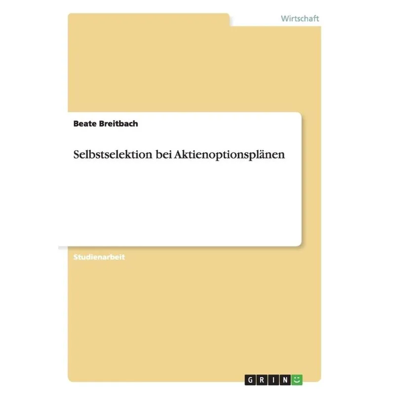 Selbstselektion bei Aktienoptionsplänen
