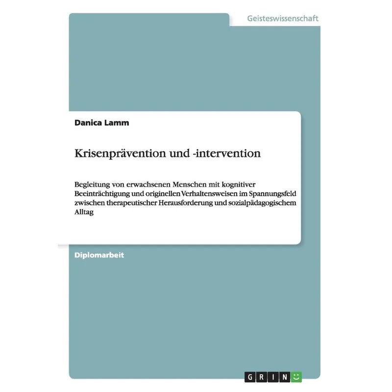 Krisenprävention und -intervention