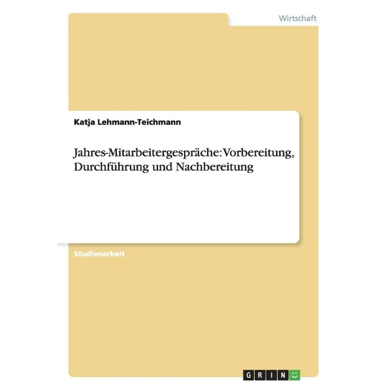 Jahres-Mitarbeitergespräche