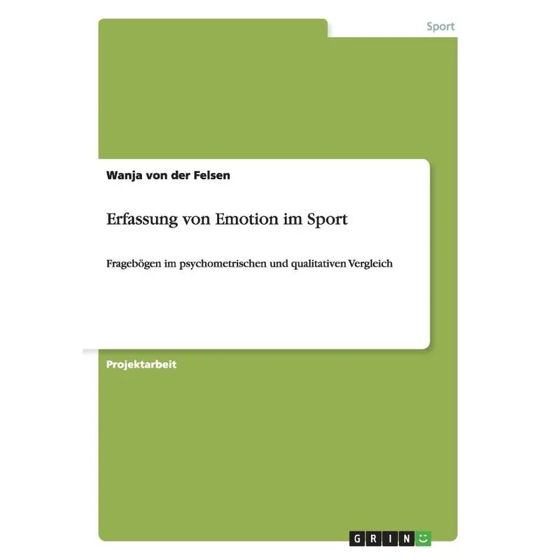 Erfassung von Emotion im Sport