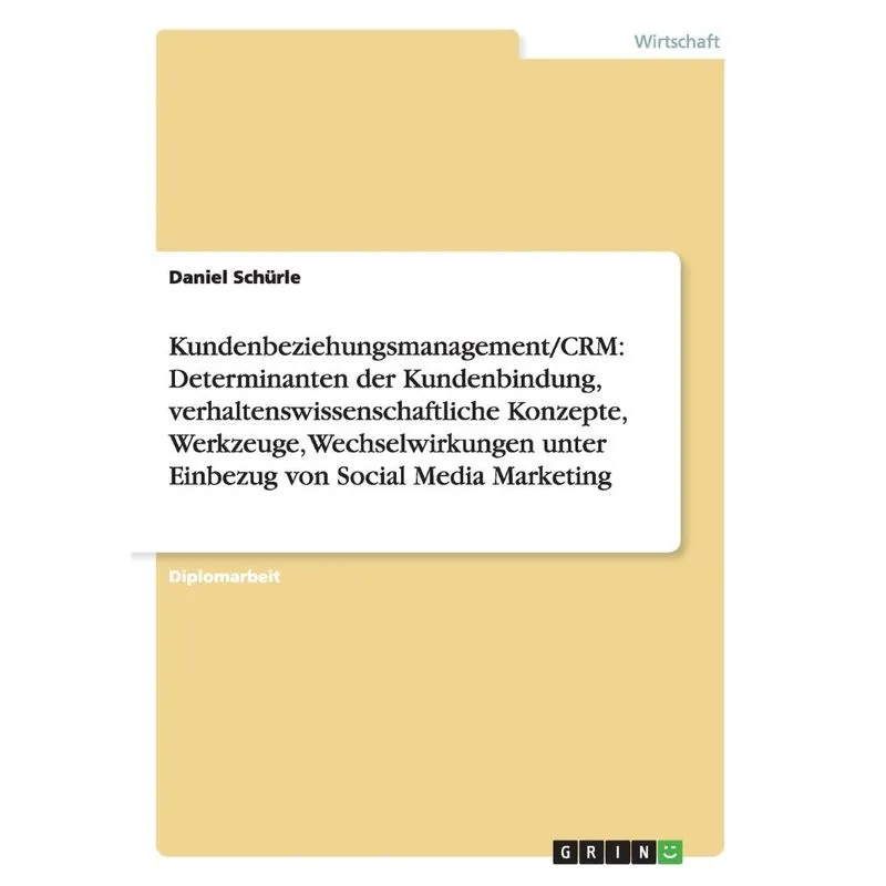 Kundenbeziehungsmanagement/CRM