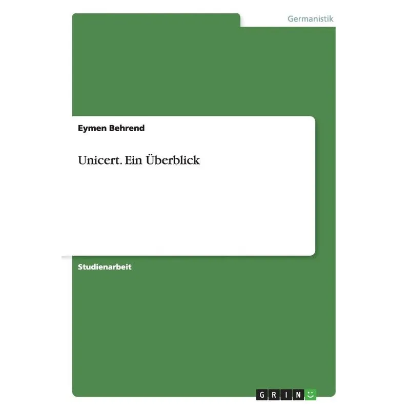 Unicert. Ein Überblick