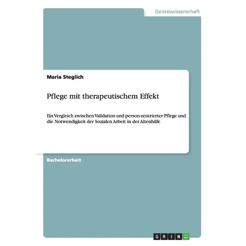 Pflege mit therapeutischem Effekt