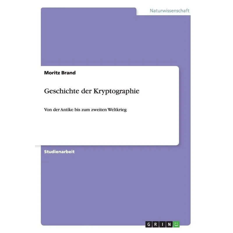 Geschichte der Kryptographie