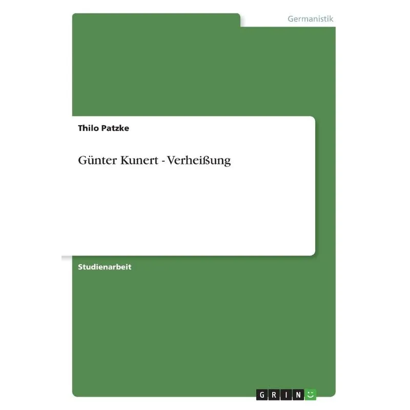 Günter Kunert - Verheißung