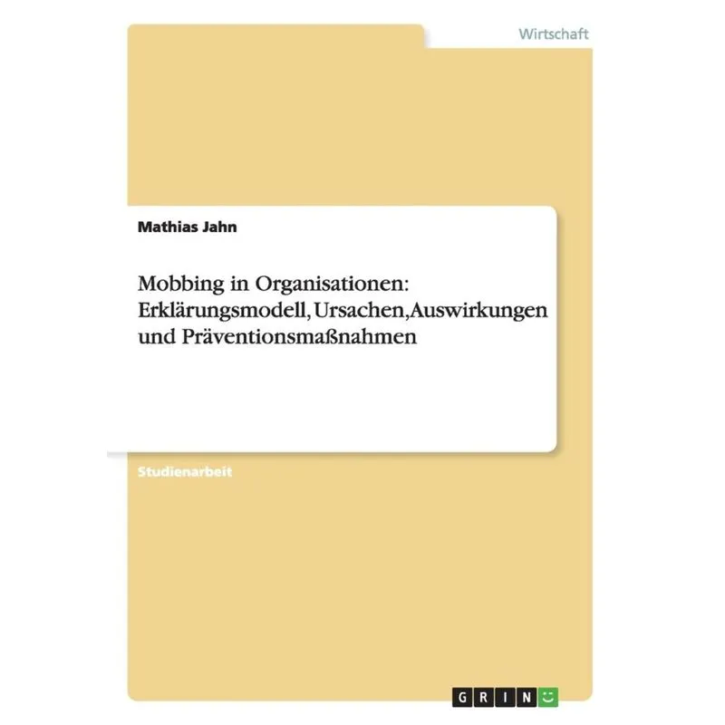 Mobbing in Organisationen