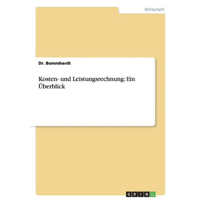 Kosten- und Leistungsrechnung