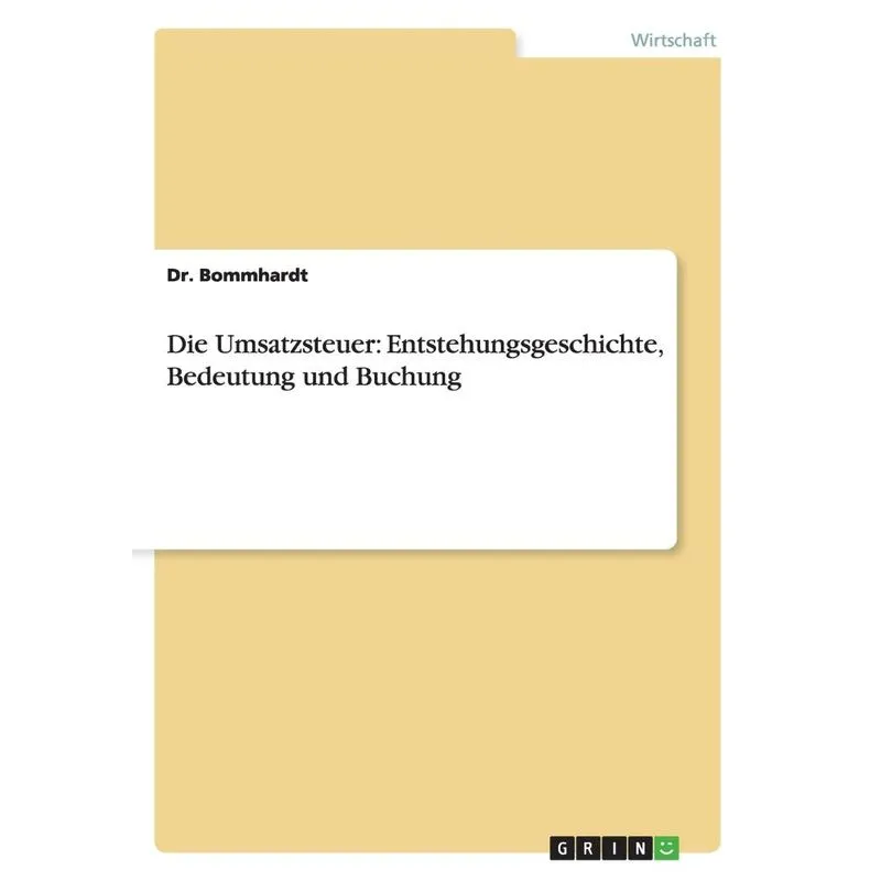 Die Umsatzsteuer