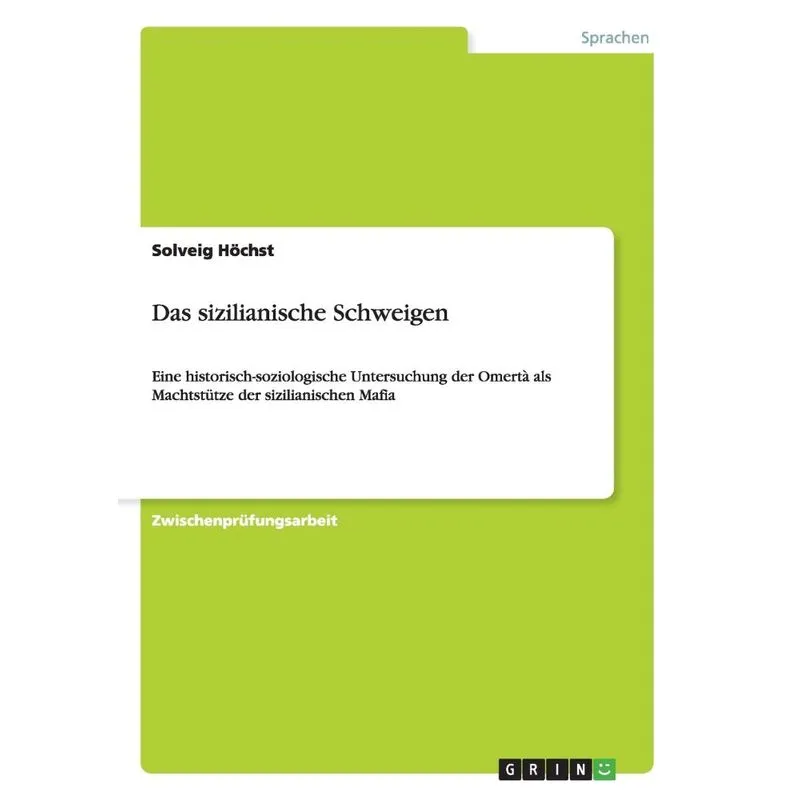 Das sizilianische Schweigen