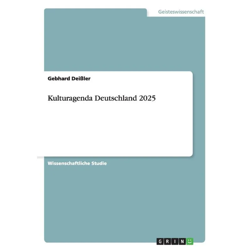 Kulturagenda Deutschland 2025