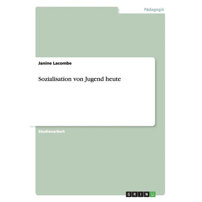 Sozialisation von Jugend heute