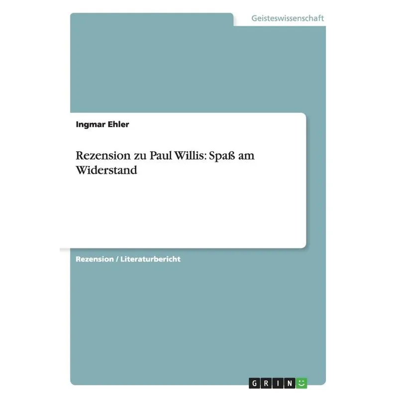 Rezension zu Paul Willis