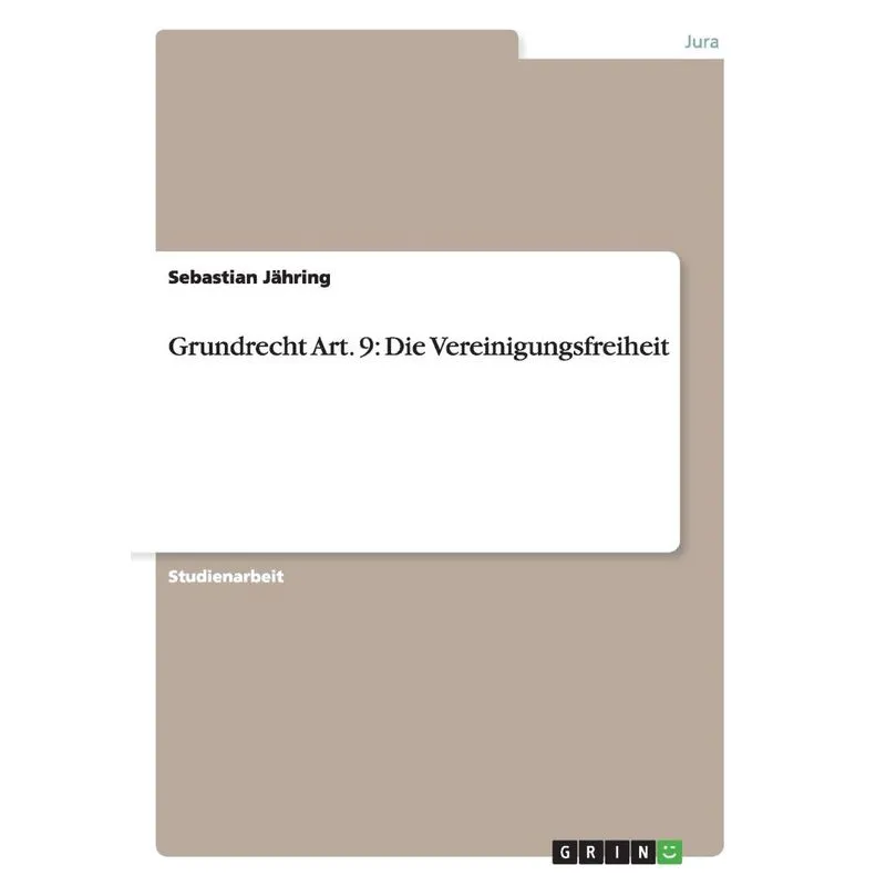 Grundrecht Art. 9