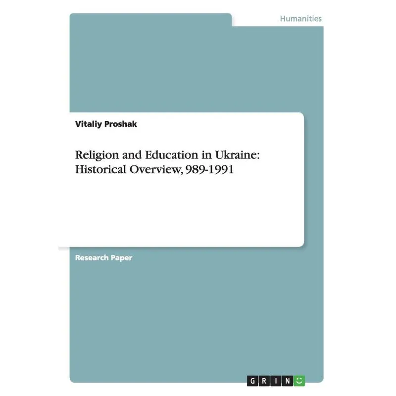 Religion and Education in Ukraine